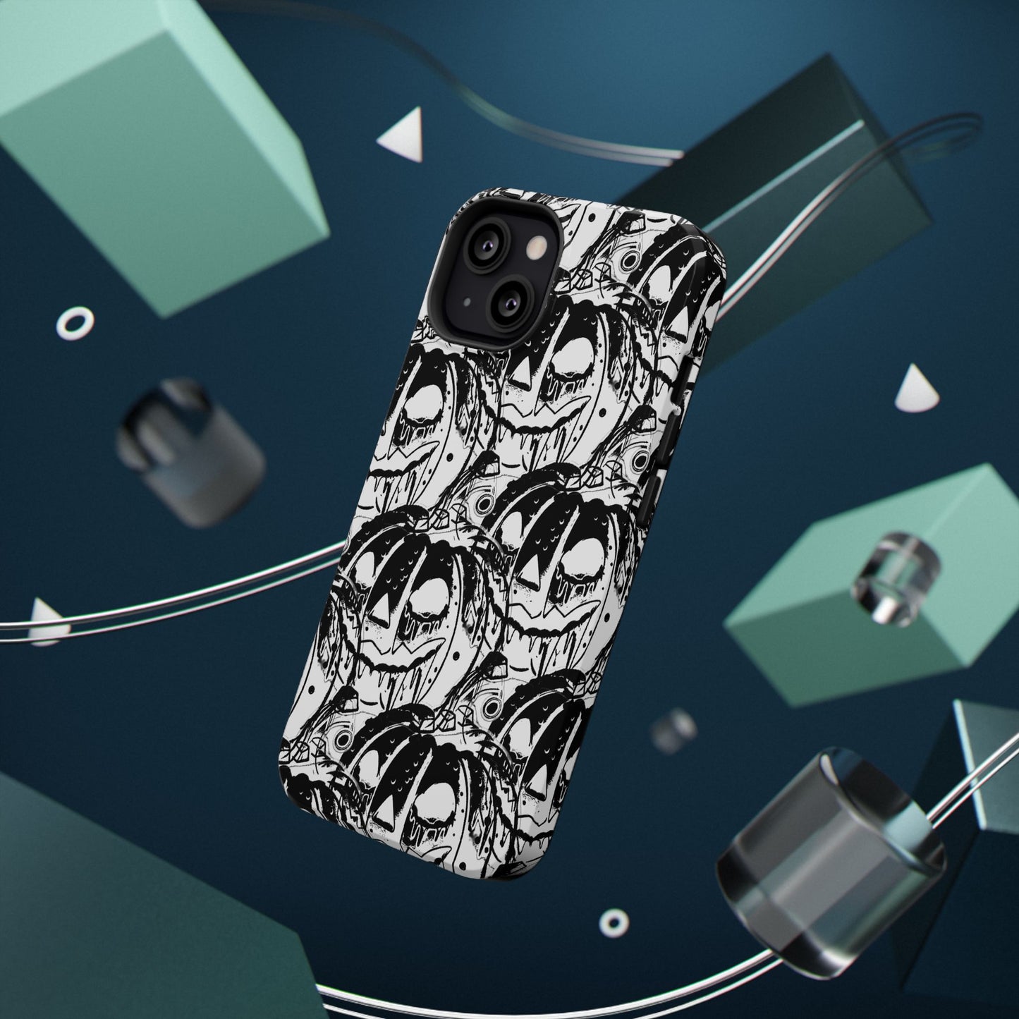 Halloween Pumpkin Impact-Resistant Phone Case - Spooky Design for Fall Celebrations