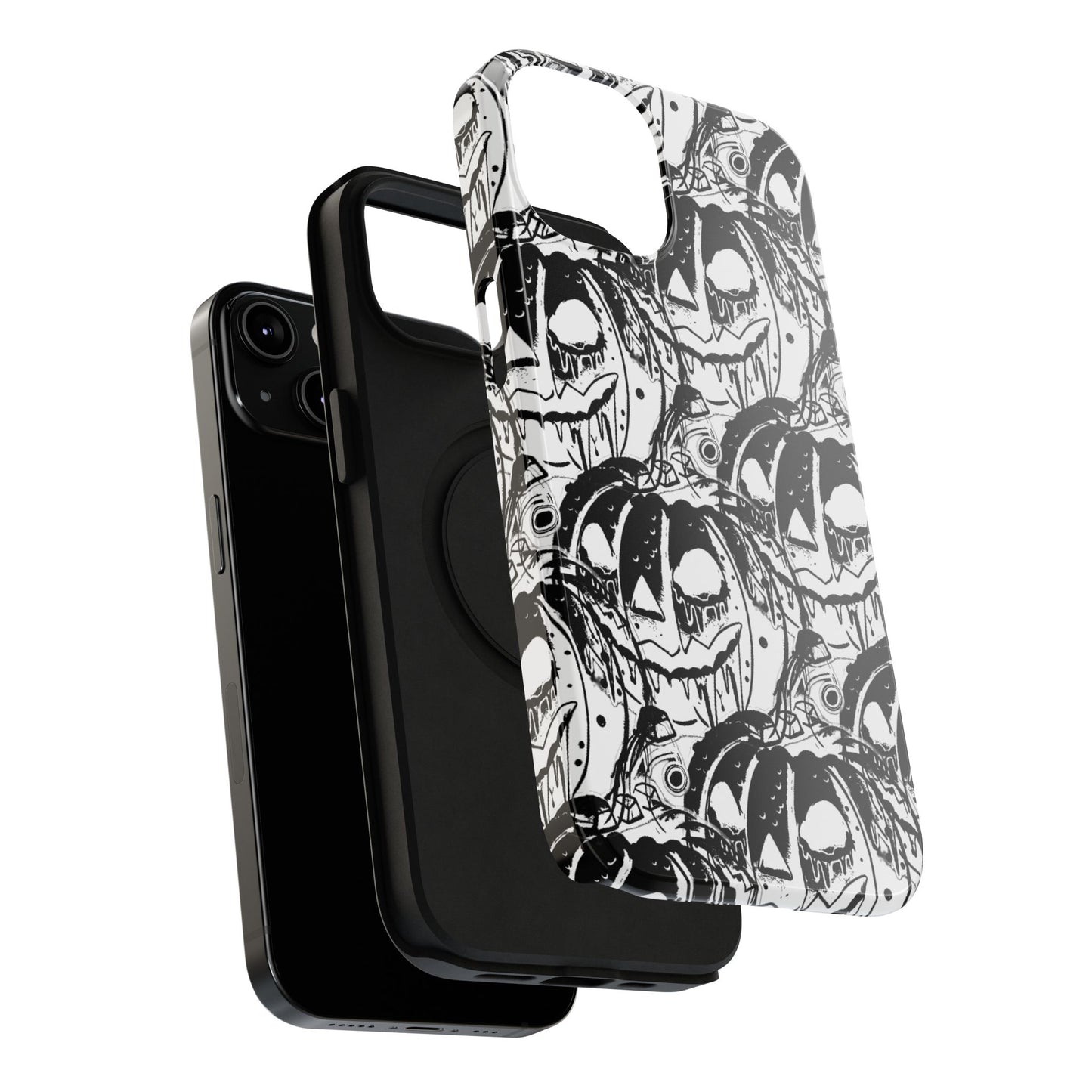 Halloween Pumpkin Impact-Resistant Phone Case - Spooky Design for Fall Celebrations