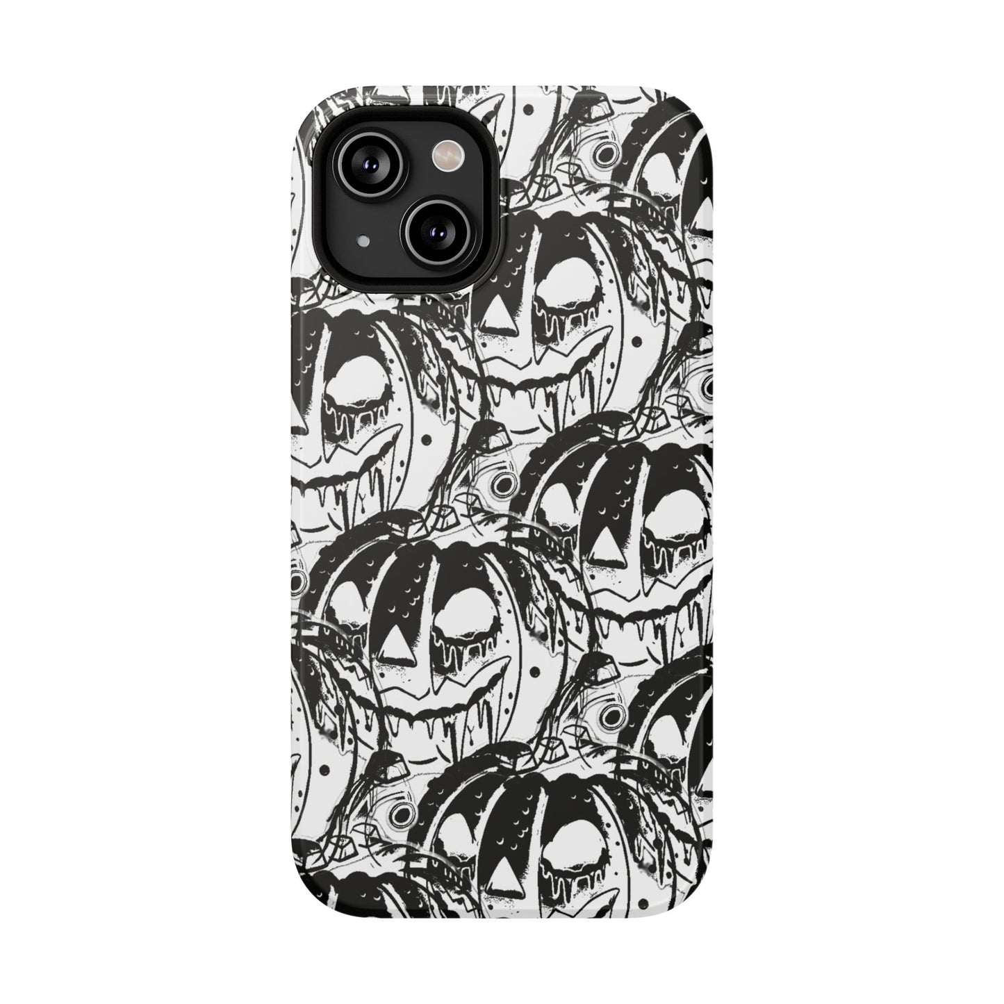 Halloween Pumpkin Impact-Resistant Phone Case - Spooky Design for Fall Celebrations