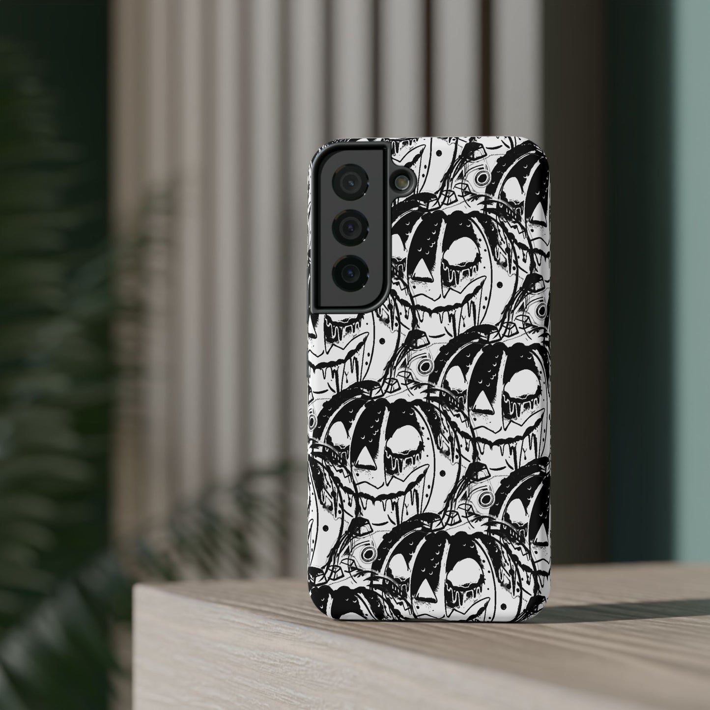 Halloween Pumpkin Impact-Resistant Phone Case - Spooky Design for Fall Celebrations