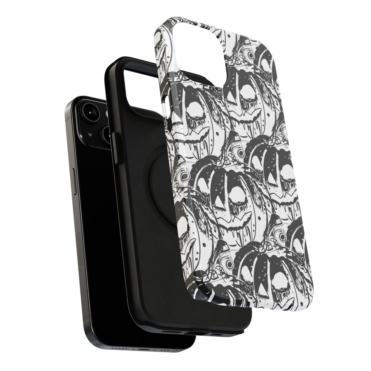 Halloween Pumpkin Impact-Resistant Phone Case - Spooky Design for Fall Celebrations