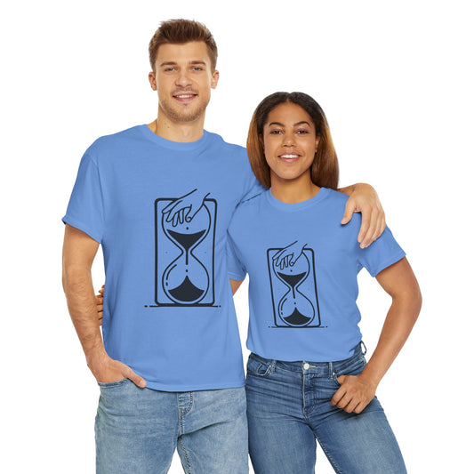 Timeless Hourglass Unisex Cotton Tee - Perfect for Casual Wear & More