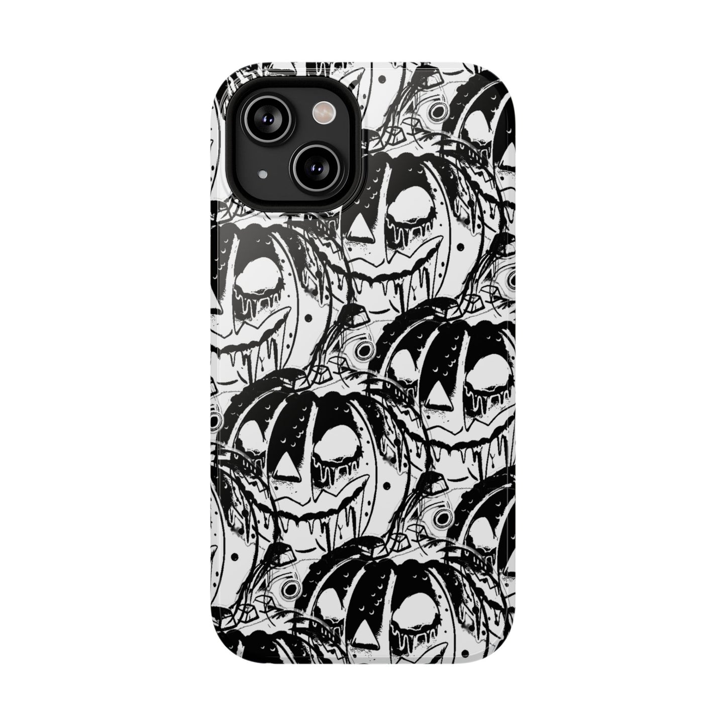 Halloween Pumpkin Impact-Resistant Phone Case - Spooky Design for Fall Celebrations