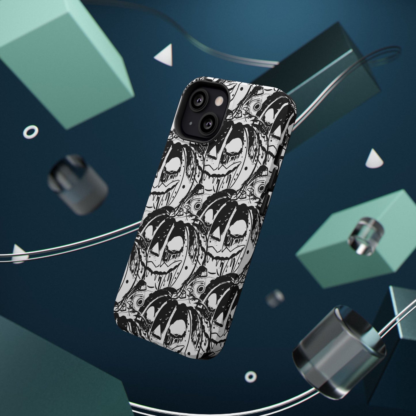 Halloween Pumpkin Impact-Resistant Phone Case - Spooky Design for Fall Celebrations