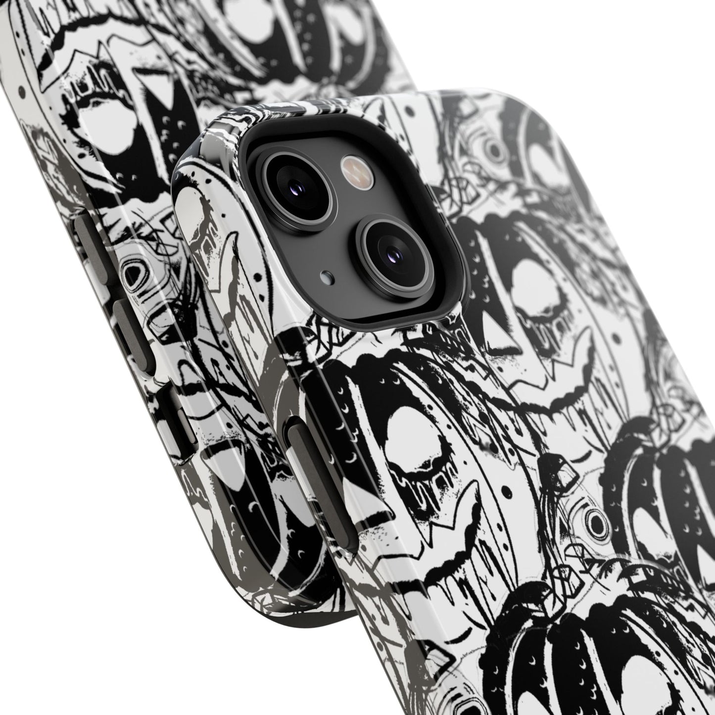 Halloween Pumpkin Impact-Resistant Phone Case - Spooky Design for Fall Celebrations